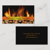Business Card der Firma Firewood Visitenkarte (Vorne/Hinten)