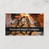 Business Card der Firma Firewood Visitenkarte (Vorderseite)