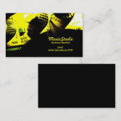 Business Card der Musikbranche Visitenkarte (Vorne/Hinten)