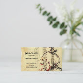 Business Card der Musikbranche Visitenkarte (Stehend Vorderseite)