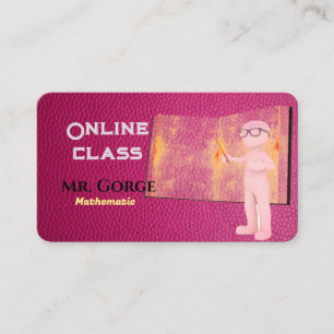 Business Card der Online-Klasse Visitenkarte