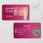 Business Card der Online-Klasse Visitenkarte (Vorne/Hinten)