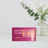 Business Card der Online-Klasse Visitenkarte (Stehend Vorderseite)