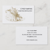Business Card der Sea Muschel Visitenkarte (Vorne/Hinten)