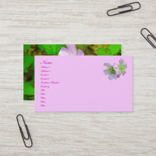 Business Card der Wild-Geranium-Serie - Matching I Visitenkarte
