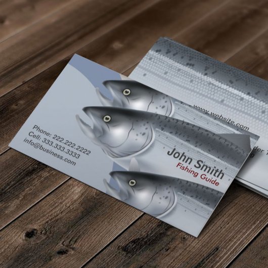 Business Card des beruflichen Fischereiführers Visitenkarte