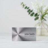 Business Card des Edelstahlvertriebsleiters Visitenkarte (Stehend Vorderseite)