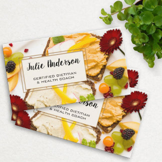 Business Card des Ernährungsberater Visitenkarte