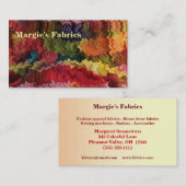 Business Card des Fabric Store Visitenkarte (Vorne/Hinten)