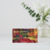 Business Card des Fabric Store Visitenkarte (Stehend Vorderseite)