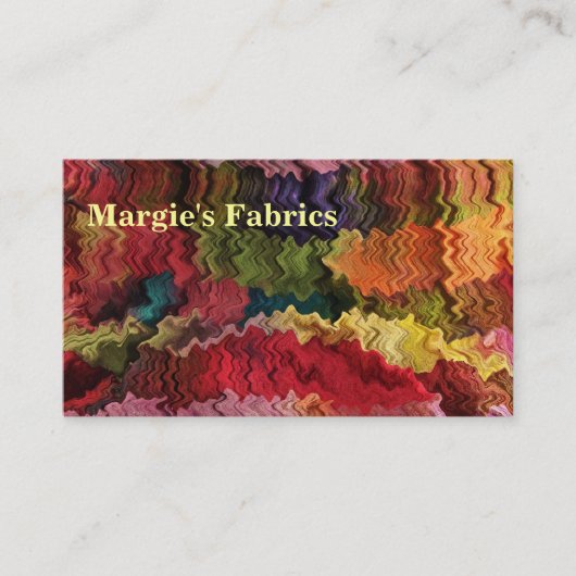 Business Card des Fabric Store Visitenkarte (Vorderseite)