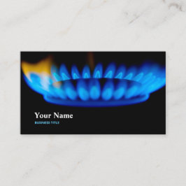 Business Card des Gas-Fitter-Technikers Visitenkarte