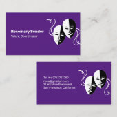 Business Card des Produktionspersonals für Film-Cr Visitenkarte (Vorne/Hinten)