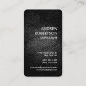 Business-Card des "Rounded Leather Effect Manager" Visitenkarte (Vorderseite)