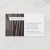 Business Card des Seilherstellers Visitenkarte (Rückseite)