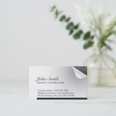 Business Card des Stahlkonzerns Inside Zement Visitenkarte (Stehend Vorderseite)