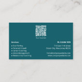 Business Card des Unternehmens "aquamarin Life Coa Treuekarte (Rückseite)