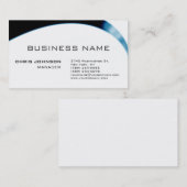 Business Card des White Red Black Gray Pattern Man Visitenkarte (Vorne/Hinten)