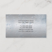 Business Card des Zivilen Ingenieurs cooles Eisalt Visitenkarte (Rückseite)