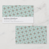 BUSINESS CARD - einfaches, funky Muster Visitenkarte (Vorne/Hinten)
