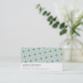 BUSINESS CARD - einfaches, funky Muster Visitenkarte (Stehend Vorderseite)