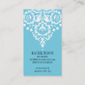 BUSINESS CARD elegante, stilvolle Damaskus Visitenkarte (Rückseite)