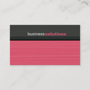 BUSINESS CARD fett moderne lineare Koralle rosa gr Visitenkarte