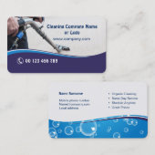 Business card for Carpet Cleaning Company Visitenkarte (Vorne/Hinten)