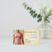 Business card  for Massage Therapist Terminkarte (Stehend Vorderseite)