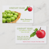 Business Card "Frisches Obst" Visitenkarte (Vorne/Hinten)