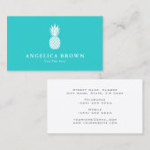 Business Card für Ananas Visitenkarte (Vorne/Hinten)