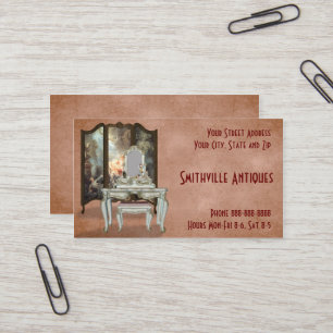 Business Card für antike Möbel Store Visitenkarte