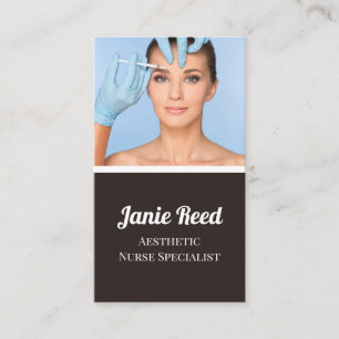 Business Card für ästhetische Krankenschwester Visitenkarte
