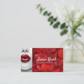 Business Card für ästhetische Krankenschwester Visitenkarte (Stehend Vorderseite)