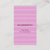 Business Card für Backen und Catering Visitenkarte (Rückseite)