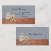 Business Card für Backwaren Visitenkarte (Vorne/Hinten)