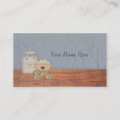 Business Card für Backwaren Visitenkarte (Rückseite)