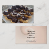 Business Card für Backwaren Visitenkarte (Vorne/Hinten)