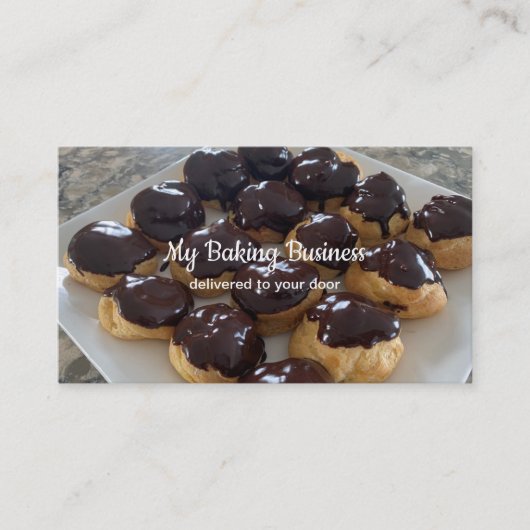 Business Card für Backwaren Visitenkarte (Vorderseite)