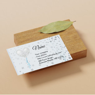Business Card für Ballon und Sterne Visitenkarte