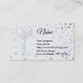 Business Card für Ballon und Sterne Visitenkarte (Vorderseite)