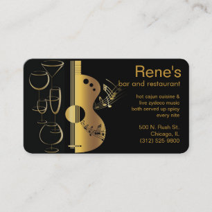 Business-Card für Bar Visitenkarte