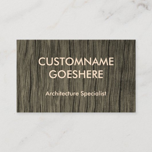 Business Card für Basic Architecture Specialist Visitenkarte (Vorderseite)