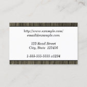 Business Card für Basic Architecture Specialist Visitenkarte (Rückseite)