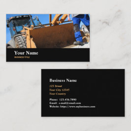 Business Card für Bauarbeiter Visitenkarte