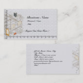 Business Card für Bauarchitektur Visitenkarte (Vorne/Hinten)
