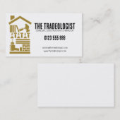 Business Card für Baugewerbe Visitenkarte (Vorne/Hinten)