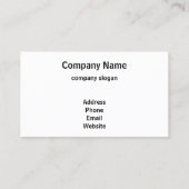 Business Card für Bergstraßen Visitenkarte (Rückseite)