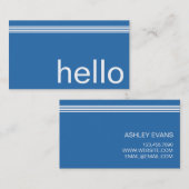 Business Card für Berufliche Dolmetscher Visitenkarte (Vorne/Hinten)