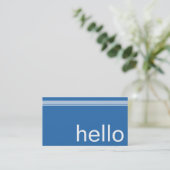 Business Card für Berufliche Dolmetscher Visitenkarte (Stehend Vorderseite)